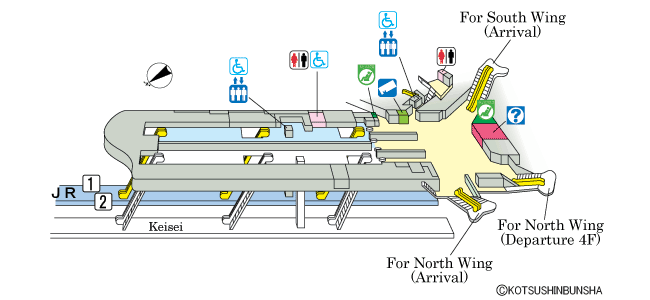 Narita Airport Station Map