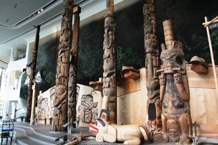 Totem Poles at the Canadian Museum of Civilization
