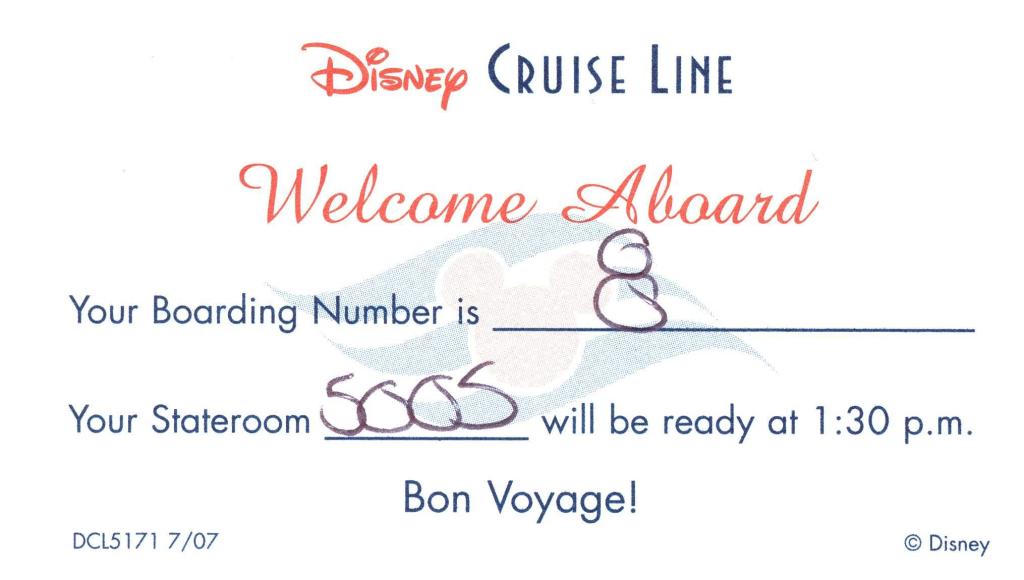 Disney Magic Boarding Paper